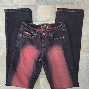 Southpole Blue and Pink Jeans